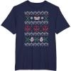 imageMarvel Deadpool Weapons Ugly Christmas Sweater TShirtNavy Blue
