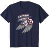 imageMarvel Falcon Winter Soldier Captain America Sam Wilson V3 TShirtNavy Blue