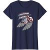 imageMarvel Falcon Winter Soldier Captain America Sam Wilson V3 TShirtNavy Blue