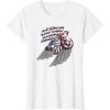 imageMarvel Falcon Winter Soldier Captain America Sam Wilson V3 TShirtWhite