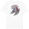 imageMarvel Falcon Winter Soldier Captain America Sam Wilson V3 TShirtWhite