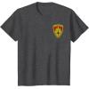 imageMarvel Guardians of the Galaxy Holiday Special Badge V2 TShirtDark Heather Grey
