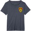 imageMarvel Guardians of the Galaxy Holiday Special Badge V2 TShirtHeather Blue