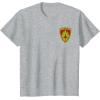 imageMarvel Guardians of the Galaxy Holiday Special Badge V2 TShirtHeather Grey