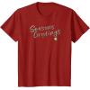 imageMarvel Guardians of the Galaxy Holiday Special Grootings TShirtCranberry Red