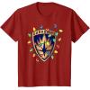 imageMarvel Guardians of the Galaxy Logo Holiday Christmas Lights TShirtCranberry Red