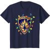 imageMarvel Guardians of the Galaxy Logo Holiday Christmas Lights TShirtNavy Blue