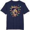 imageMarvel Guardians of the Galaxy Logo Holiday Christmas Lights TShirtNavy Blue
