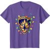 imageMarvel Guardians of the Galaxy Logo Holiday Christmas Lights TShirtPurple Heather