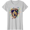 imageMarvel Guardians of the Galaxy Logo Holiday Christmas Lights TShirtSilver Grey