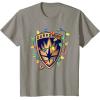 imageMarvel Guardians of the Galaxy Logo Holiday Christmas Lights TShirtSlate Grey