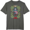 imageMarvel Holiday Christmas Avengers Captain America Nutcracker TShirtAsphalt Grey