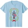 imageMarvel Holiday Christmas Avengers Captain America Nutcracker TShirtBaby Blue