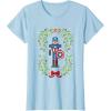 imageMarvel Holiday Christmas Avengers Captain America Nutcracker TShirtBaby Blue