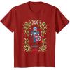 imageMarvel Holiday Christmas Avengers Captain America Nutcracker TShirtCranberry Red