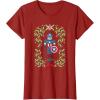 imageMarvel Holiday Christmas Avengers Captain America Nutcracker TShirtCranberry Red