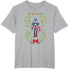 imageMarvel Holiday Christmas Avengers Captain America Nutcracker TShirtHeather Grey