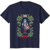 imageMarvel Holiday Christmas Avengers Captain America Nutcracker TShirtNavy Blue