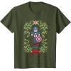 imageMarvel Holiday Christmas Avengers Captain America Nutcracker TShirtOlive Green