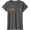 imageMarvel Holiday Christmas Avengers Team Festive Nutcrackers TShirtAsphalt Grey