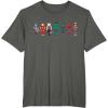 imageMarvel Holiday Christmas Avengers Team Festive Nutcrackers TShirtAsphalt Grey