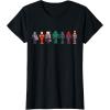imageMarvel Holiday Christmas Avengers Team Festive Nutcrackers TShirtBlack