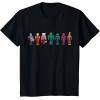 imageMarvel Holiday Christmas Avengers Team Festive Nutcrackers TShirtBlack