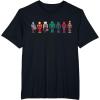 imageMarvel Holiday Christmas Avengers Team Festive Nutcrackers TShirtBlack