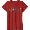 imageMarvel Holiday Christmas Avengers Team Festive Nutcrackers TShirtCranberry Red
