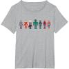 imageMarvel Holiday Christmas Avengers Team Festive Nutcrackers TShirtHeather Grey