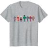 imageMarvel Holiday Christmas Avengers Team Festive Nutcrackers TShirtHeather Grey