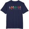 imageMarvel Holiday Christmas Avengers Team Festive Nutcrackers TShirtNavy Blue