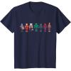 imageMarvel Holiday Christmas Avengers Team Festive Nutcrackers TShirtNavy Blue