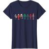 imageMarvel Holiday Christmas Avengers Team Festive Nutcrackers TShirtNavy Blue