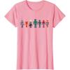 imageMarvel Holiday Christmas Avengers Team Festive Nutcrackers TShirtPink