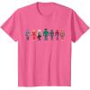 imageMarvel Holiday Christmas Avengers Team Festive Nutcrackers TShirtPink Heather