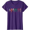 imageMarvel Holiday Christmas Avengers Team Festive Nutcrackers TShirtPurple