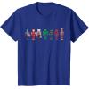 imageMarvel Holiday Christmas Avengers Team Festive Nutcrackers TShirtRoyal Blue