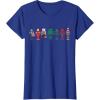 imageMarvel Holiday Christmas Avengers Team Festive Nutcrackers TShirtRoyal Blue