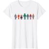 imageMarvel Holiday Christmas Avengers Team Festive Nutcrackers TShirtWhite