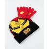 imageMarvel Iron Man Boys Red Beanie and Gloves Set  Winter Warmth Accessories with Iron Man Graphic