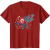 imageMarvel SpiderMan Deck The Walls Holiday TShirtCranberry Red