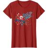 imageMarvel SpiderMan Deck The Walls Holiday TShirtCranberry Red