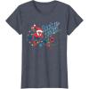 imageMarvel SpiderMan Deck The Walls Holiday TShirtHeather Blue