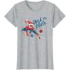 imageMarvel SpiderMan Deck The Walls Holiday TShirtHeather Grey