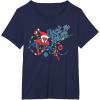 imageMarvel SpiderMan Deck The Walls Holiday TShirtNavy Blue