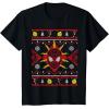 imageMarvel SpiderMan Miles Morales Ugly Christmas Sweater TShirtBlack