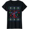 imageMarvel SpiderMan Upside Down Ugly Christmas Sweater TShirtBlack