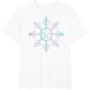 imageMarvel SpiderMan Winter Holiday Snowflake Logo TShirtWhite