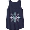 imageMarvel SpiderMan Winter Holiday Snowflake Logo Tank TopNavy Blue